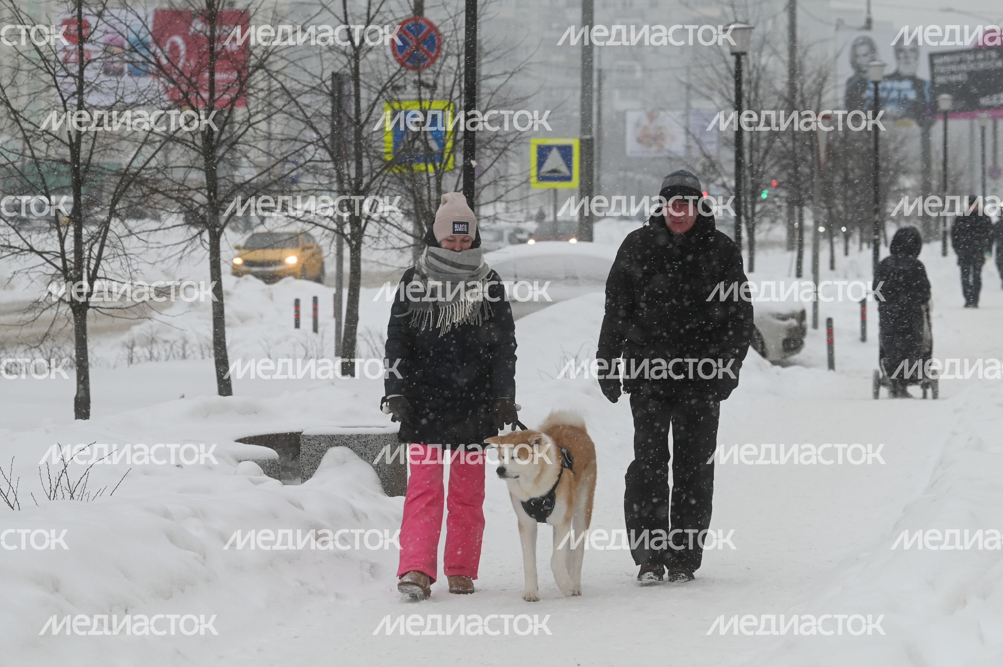 Снегопад в Люберцах