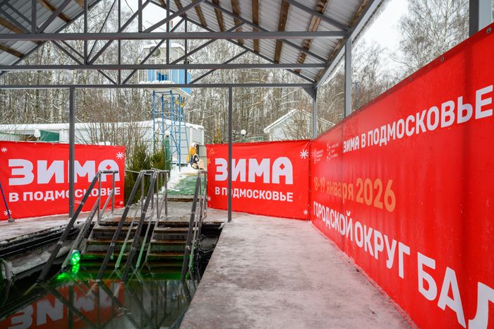 Крещенские купания в парке «Пехорка» округа Балашиха
