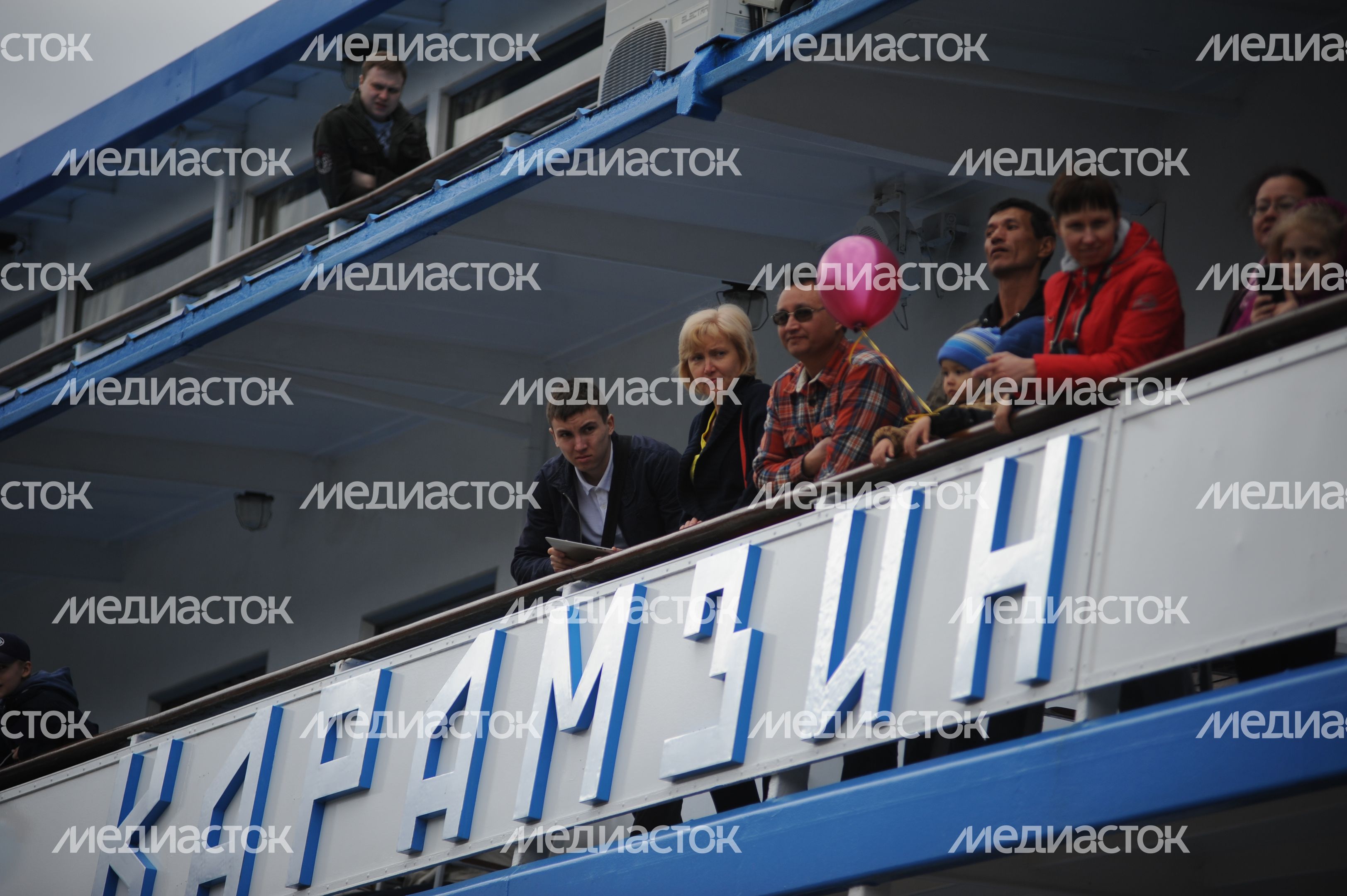 Открытие сезона большой речной навигации на Москве-реке