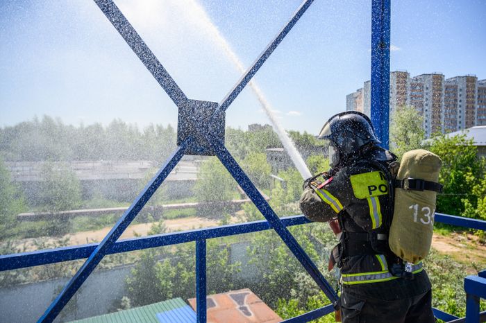 Соревнования спасателей в Ногинске Богородского округа