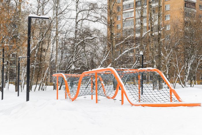 Балашиха. Парк «Заречная». Зима