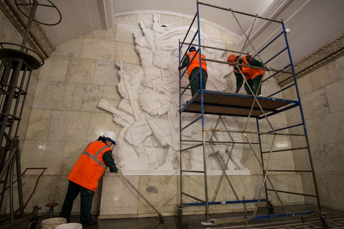 Диагностический поезд «Синергия 2» в Московском метрополитене