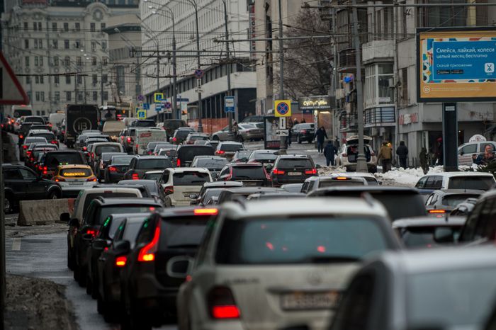 Автомобильное движение в Москве