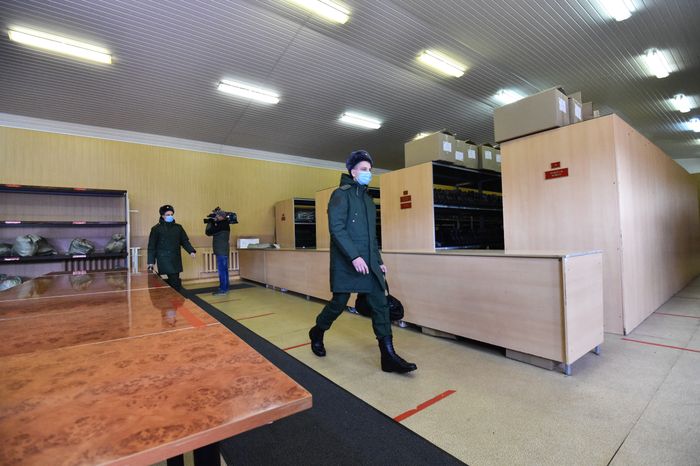 Отправка призывников к местам прохождения военной службы с городского сборного пункта Военного комиссариата города Москвы