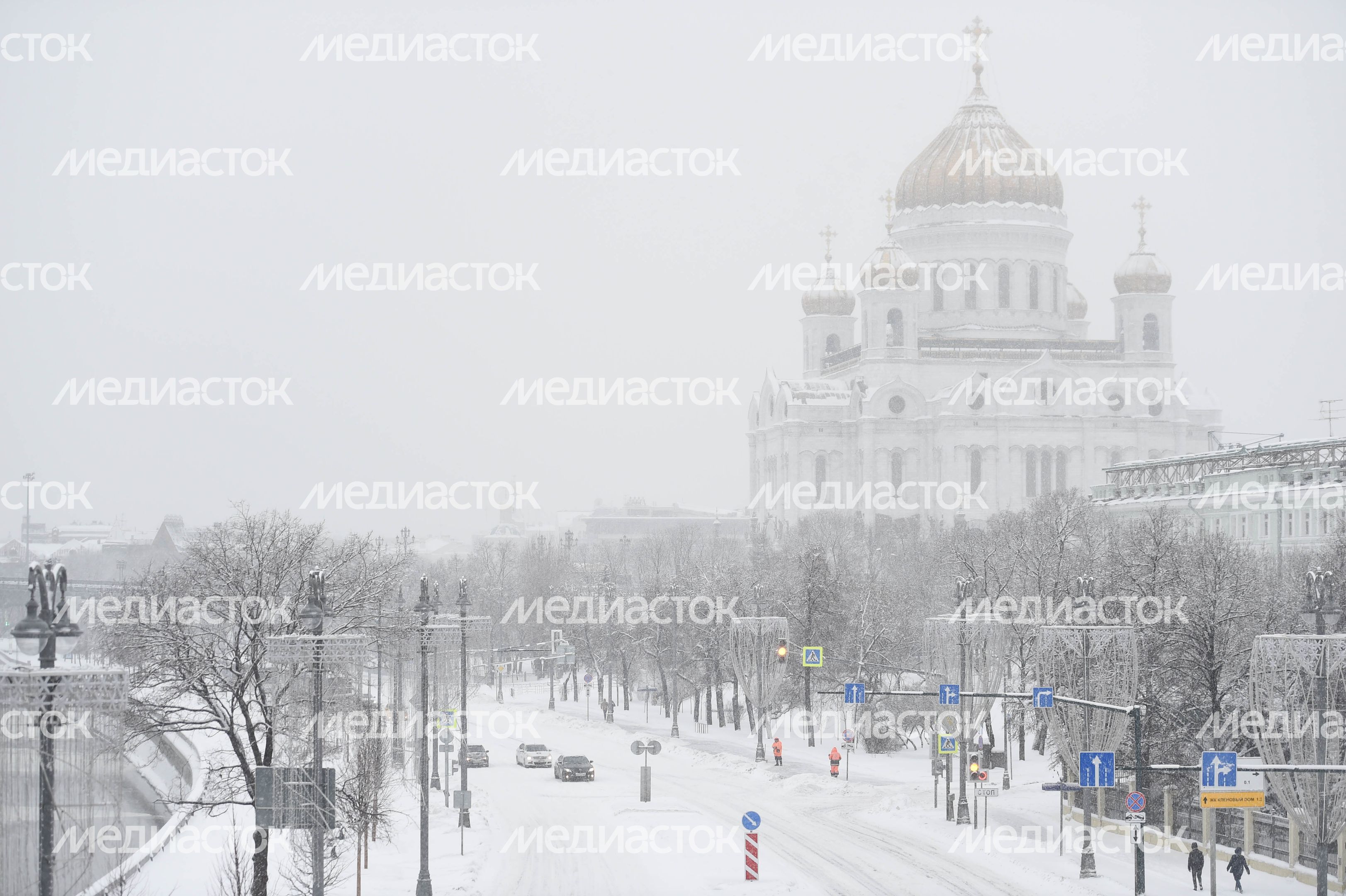 Рекордный снегопад в Москве и Подмосковье
