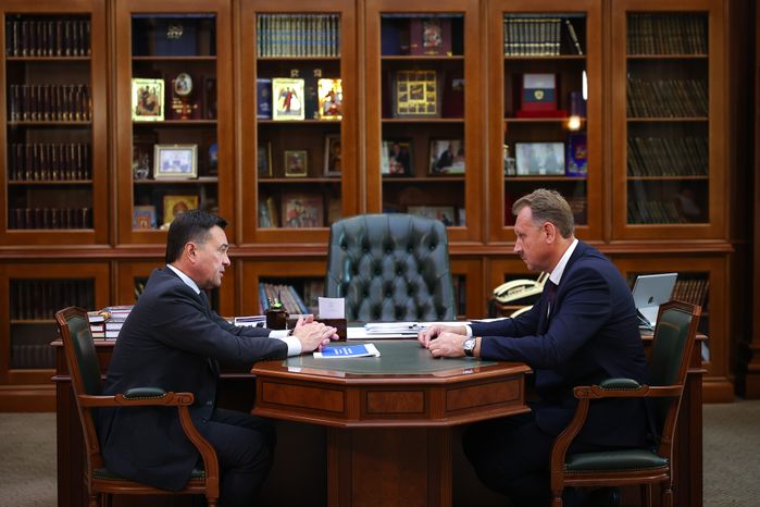 Встреча Губернатора Подмосковья с Главой Зарайска