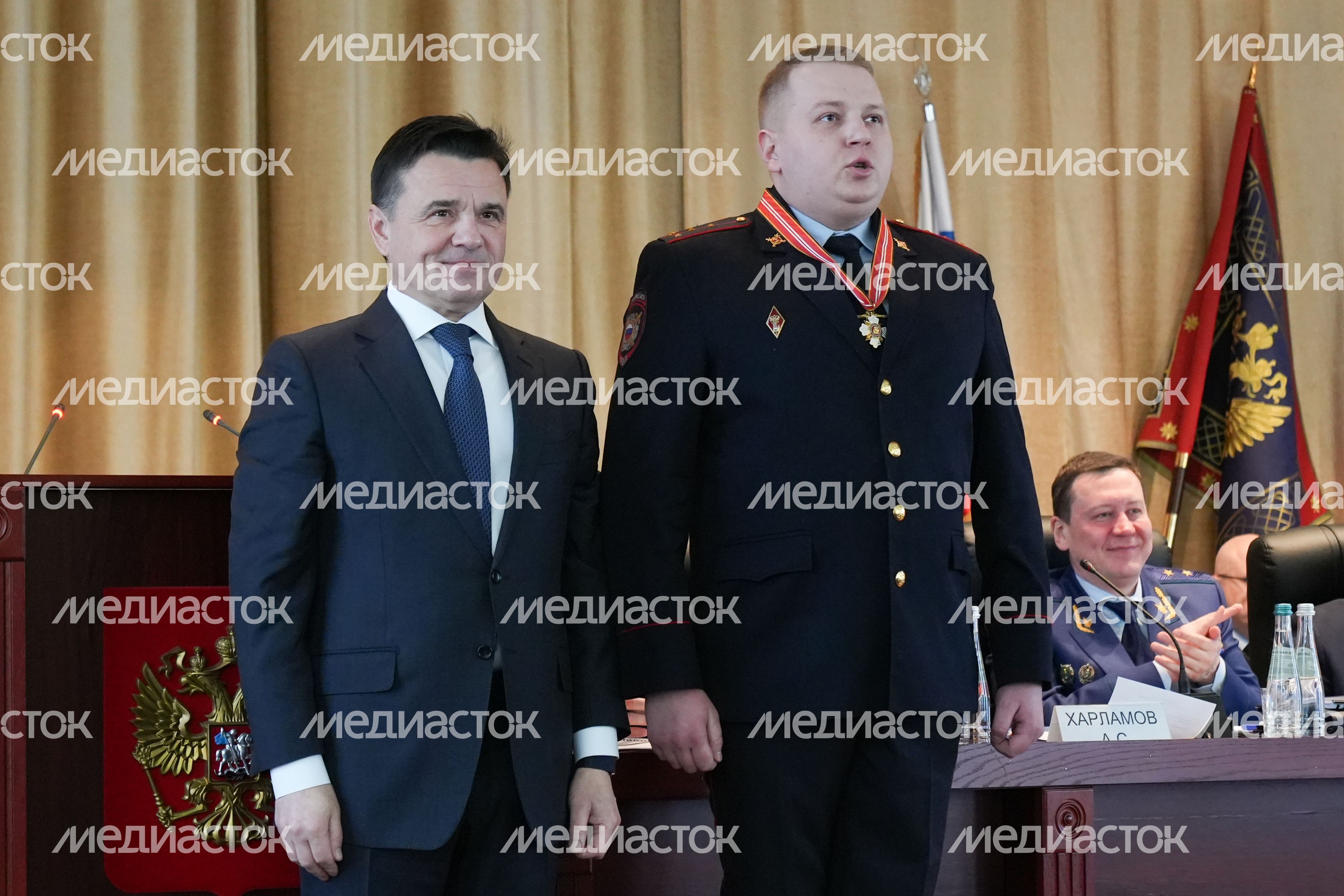 Андрей Воробьев принял участие в заседании коллегии ГУ МВД России по региону Андрей Воробьев принял участие в заседании коллегии ГУ МВД России по региону