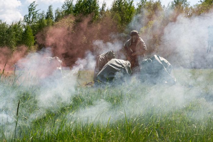 Военно-техническая игра "Арт-дуэль-2024" на аэродроме Волосово
