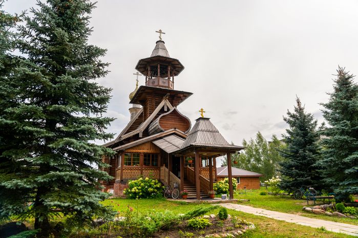 Церковь иконы Божией Матери Игумения горы Афонской в рабочем поселке Северный Талдомского округа