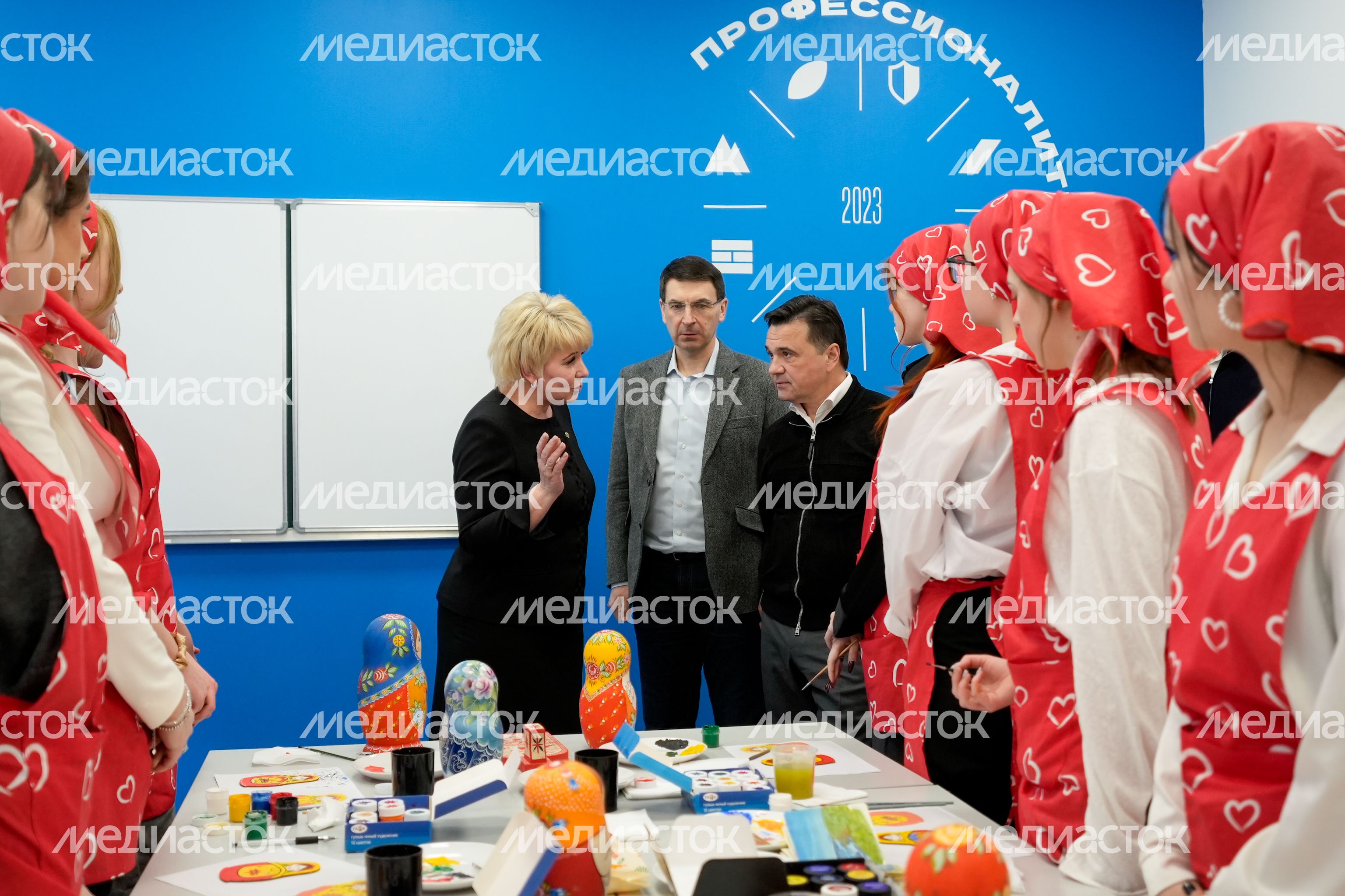 Андрей Воробьев и Игорь Щеголев посетили Дмитровский техникум Андрей Воробьев и Игорь Щеголев посетили Дмитровский техникум