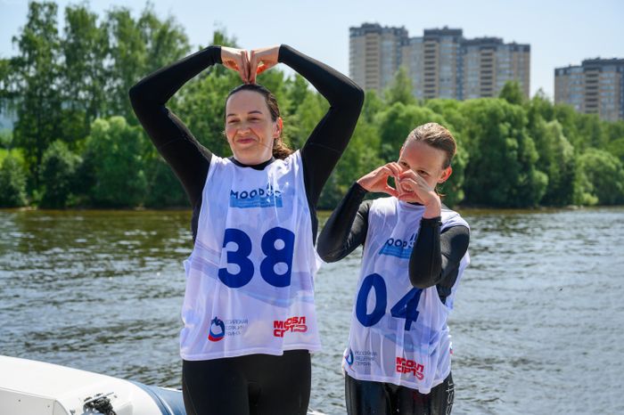 Чемпионат Московской области по серфингу на Пироговском водохранилище в Долгопрудном