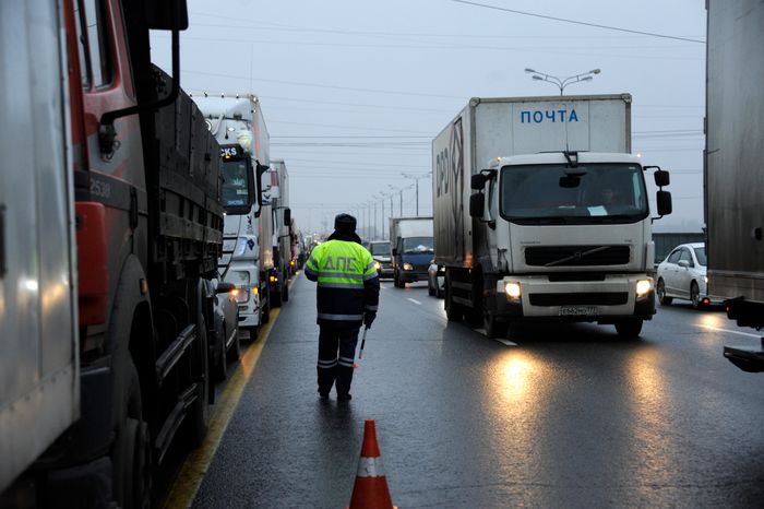 Акция протеста на трассе М4 «Дон»