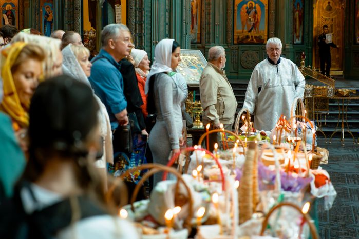 Пасха в Главном храме ВС РФ в Одинцовском округе