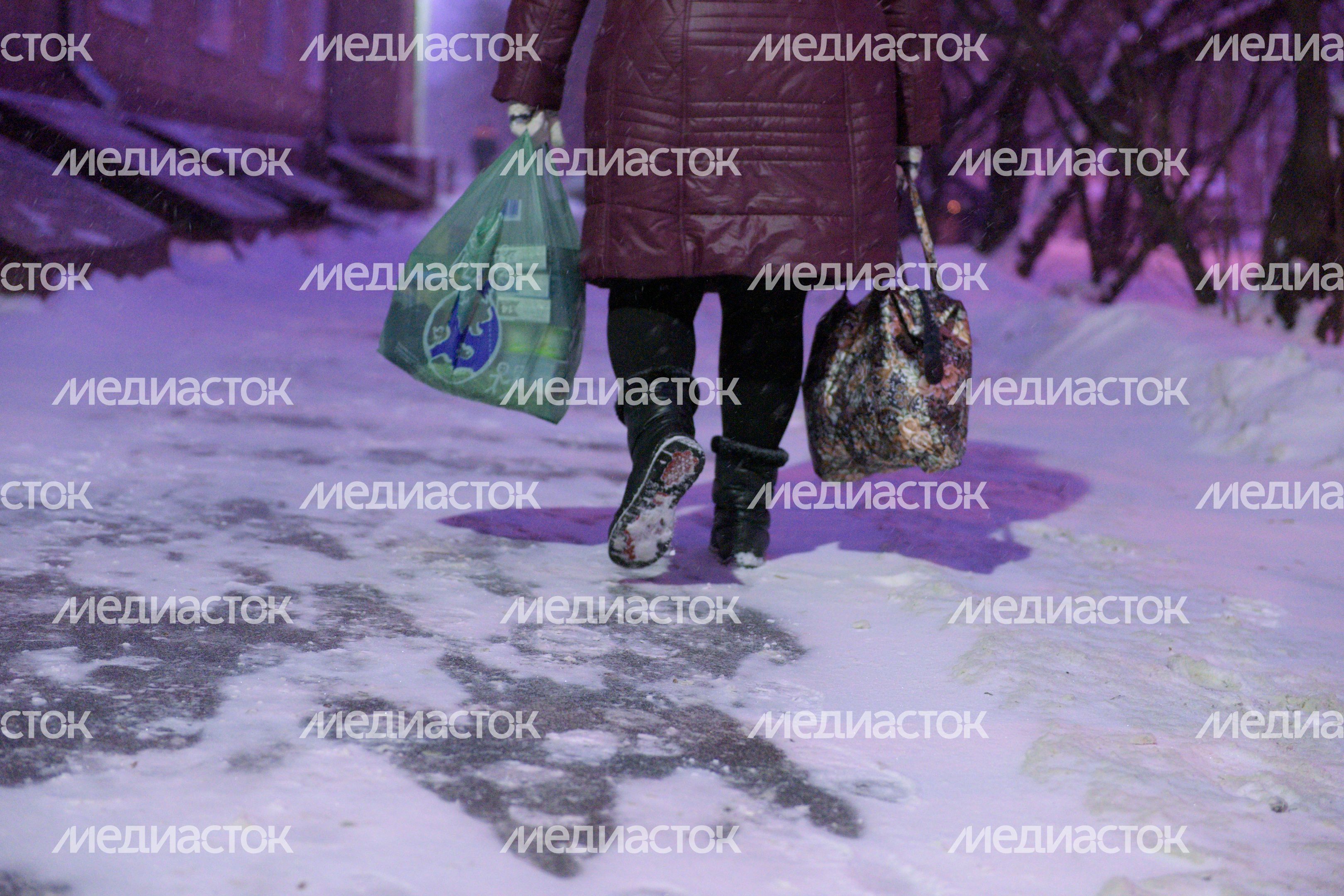 Снегопад в Москве