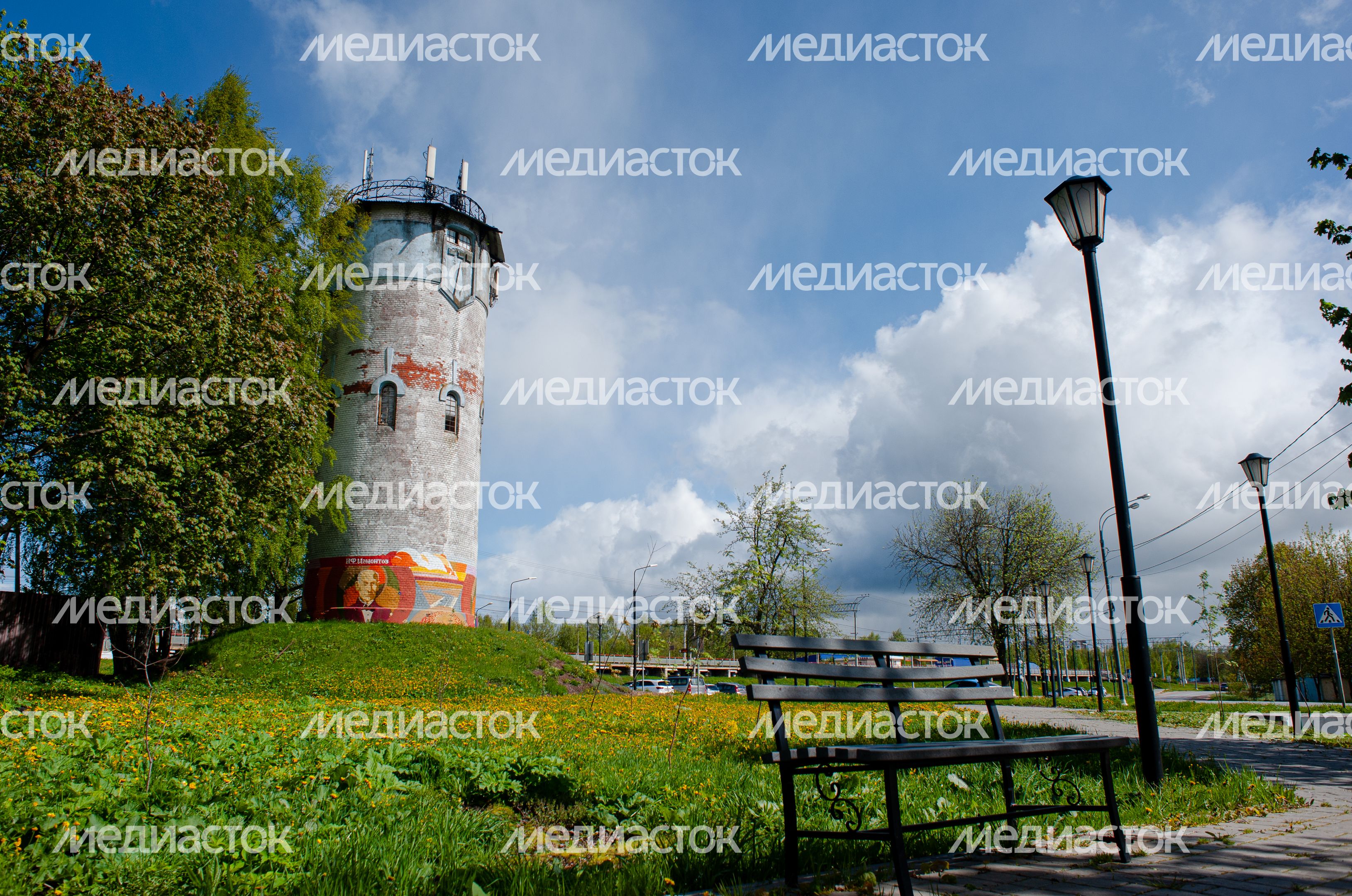 Весенние виды города Хотьково