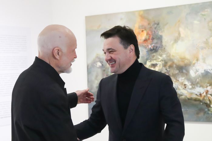 Открытие выставки работ заслуженного художника России Николая Рыбакова «Енисейский меридиан»