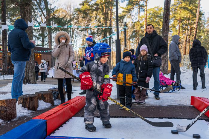 Спортивное мероприятие «Зимние рекорды» в детском городке «Сказочный»