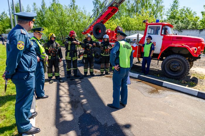 Соревнования спасателей в Ногинске Богородского округа