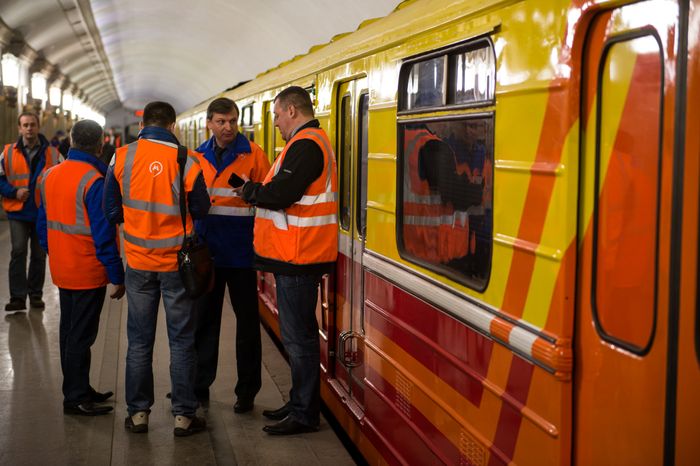 Диагностический поезд «Синергия 2» в Московском метрополитене