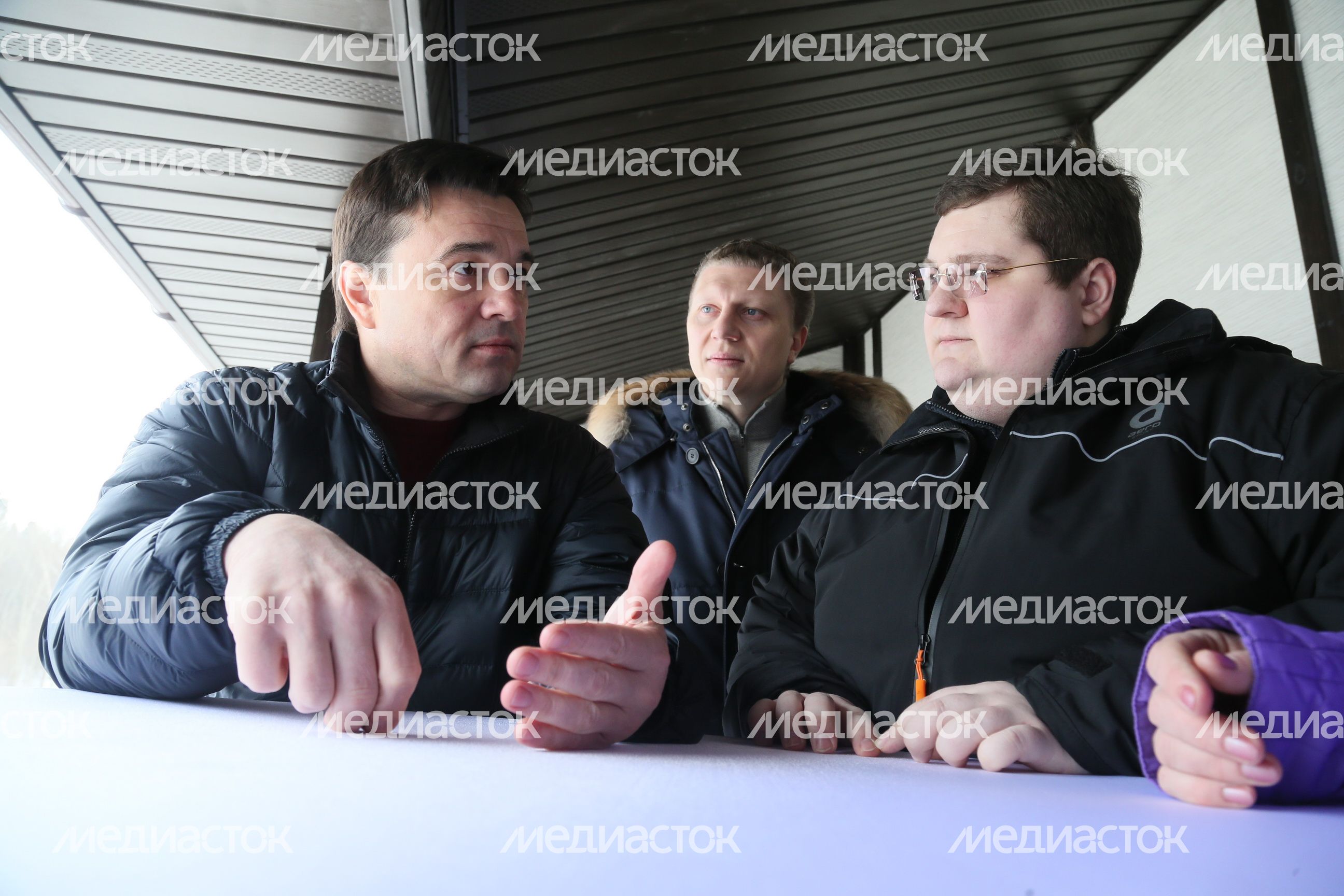 А. Воробьев принял участие в открытии лыжероллерной трассы в Одинцове