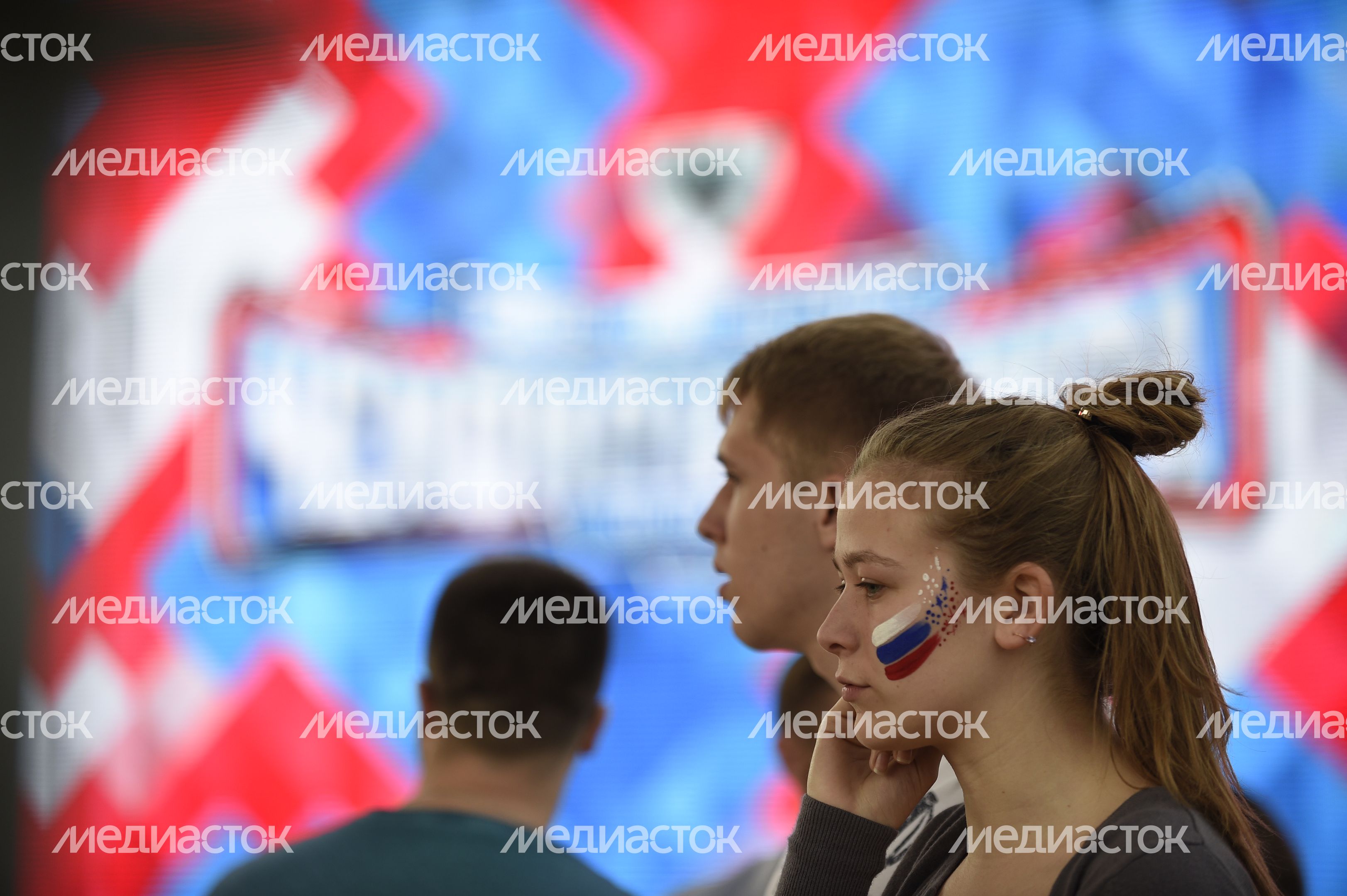 Фан-зона чемпионата мира по хоккею в Москве