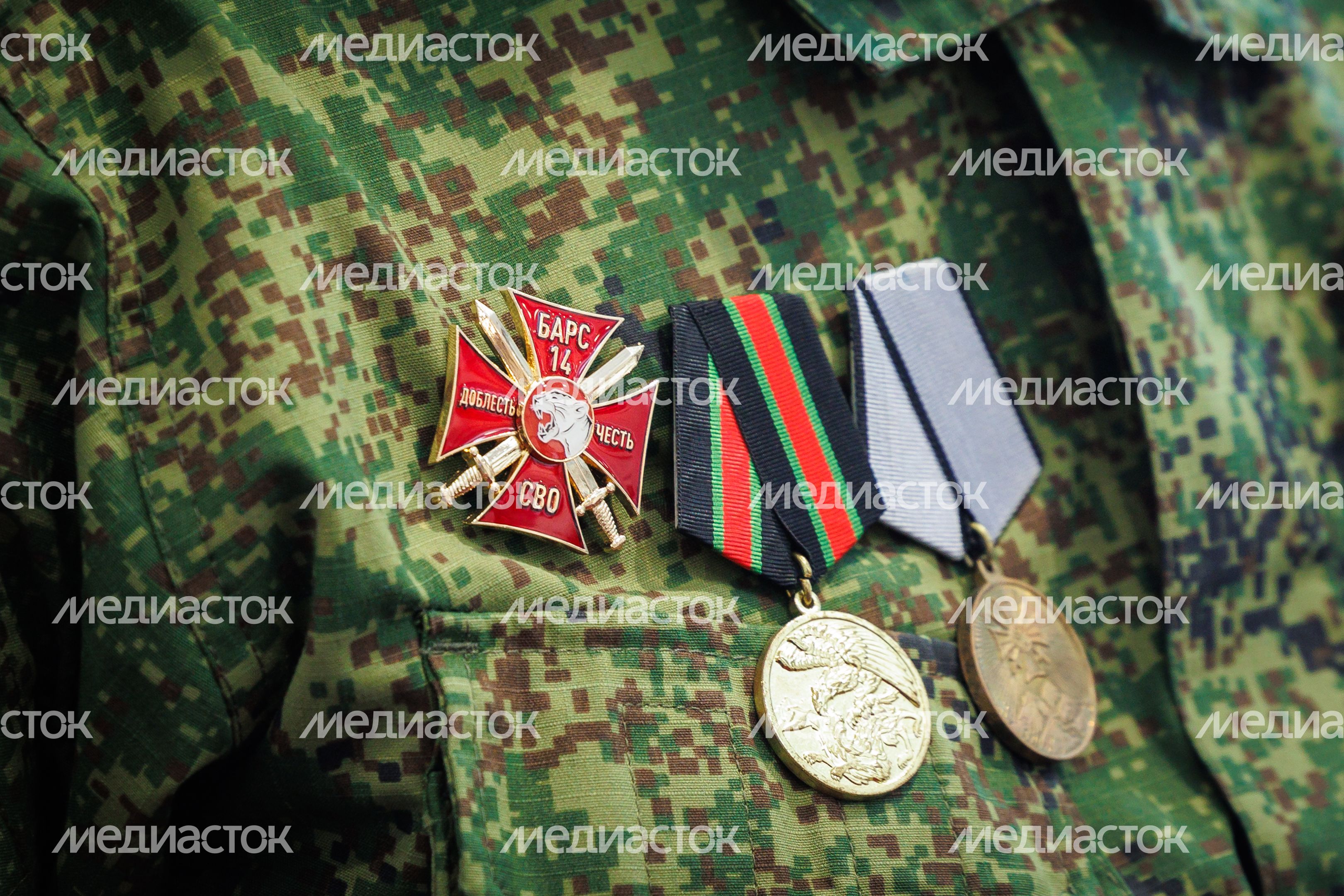 Бойцам подразделения БАРС вручили медали "За храбрость" II степени Бойцам подразделения БАРС вручили медали "За храбрость" II степени
