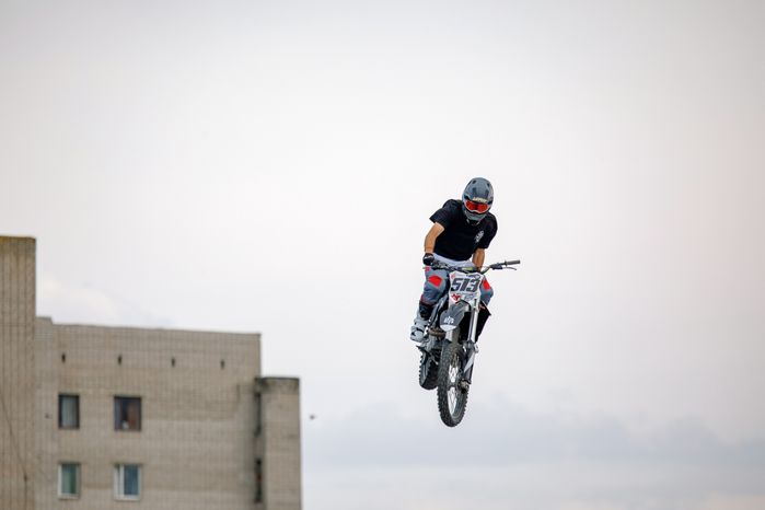 Шоу команды мотофристайла FMX13 в Лобне