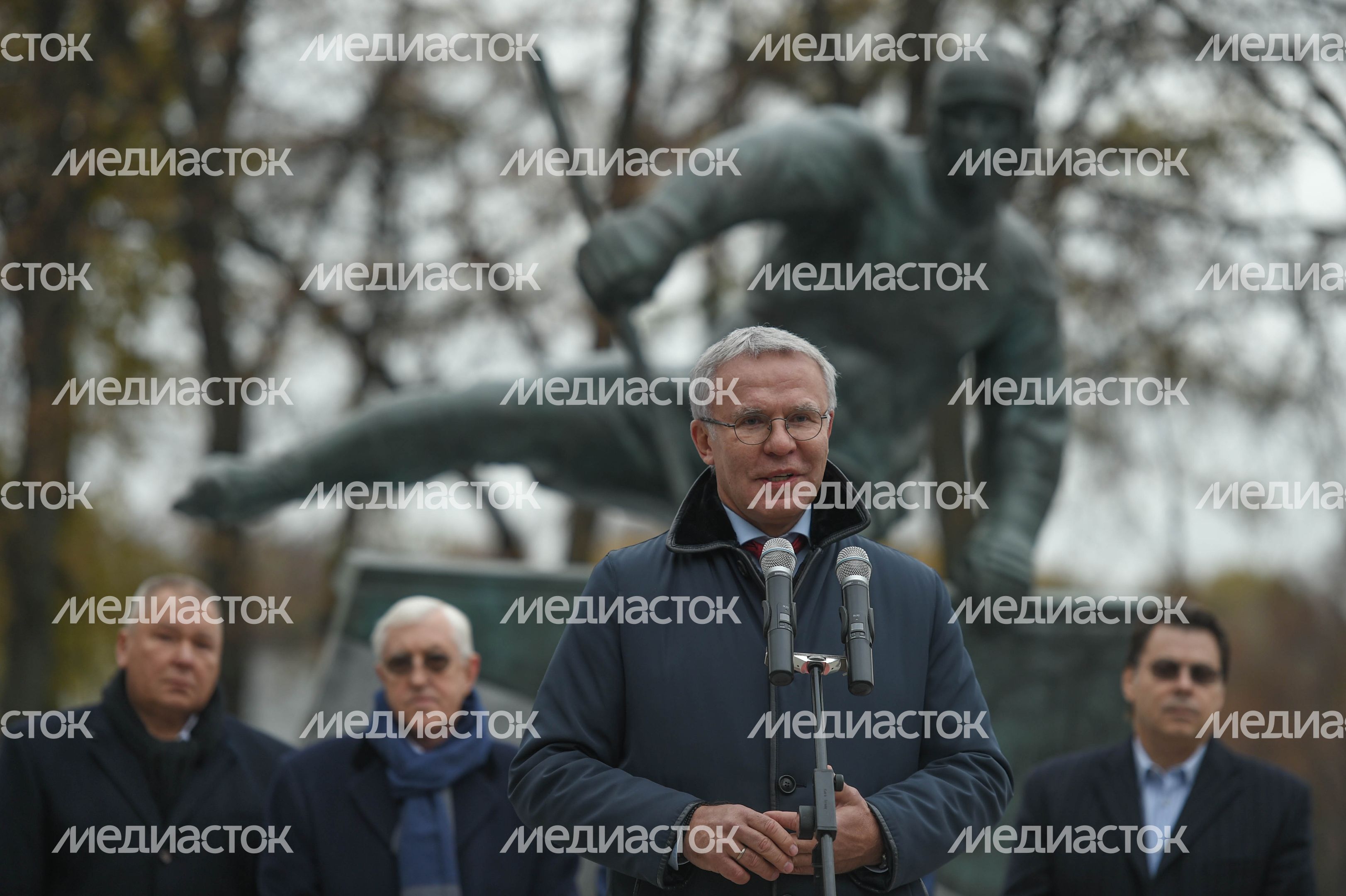 Открытие памятника легенде хоккея Валерию Харламову в «Лужниках»