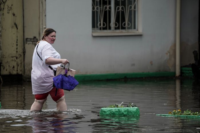 Последствия ливня в Москве