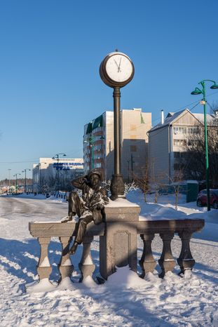 Памятник Мишке Карасю в Рузе