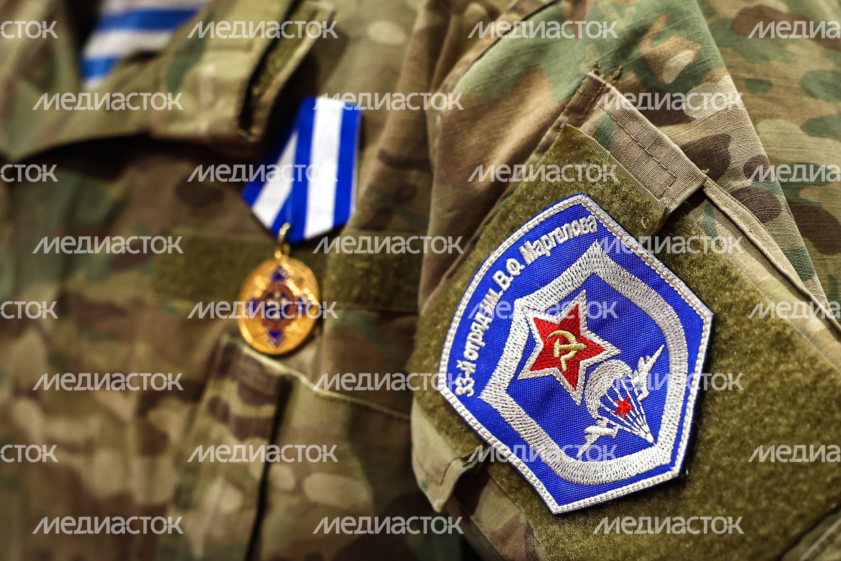 Андрей Воробьев вручил государственные награды бойцам добровольческого отряда «БАРС»