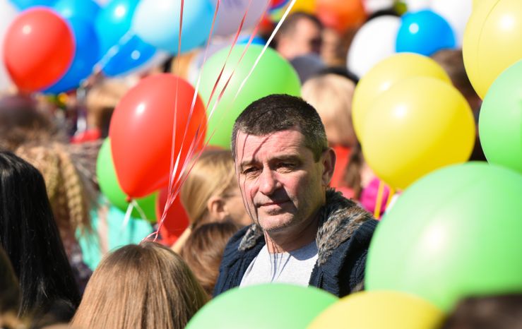 Первомайская демонстрация на Красной площади