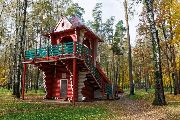 Центральный парк культуры и отдыха в Ногинске осенью