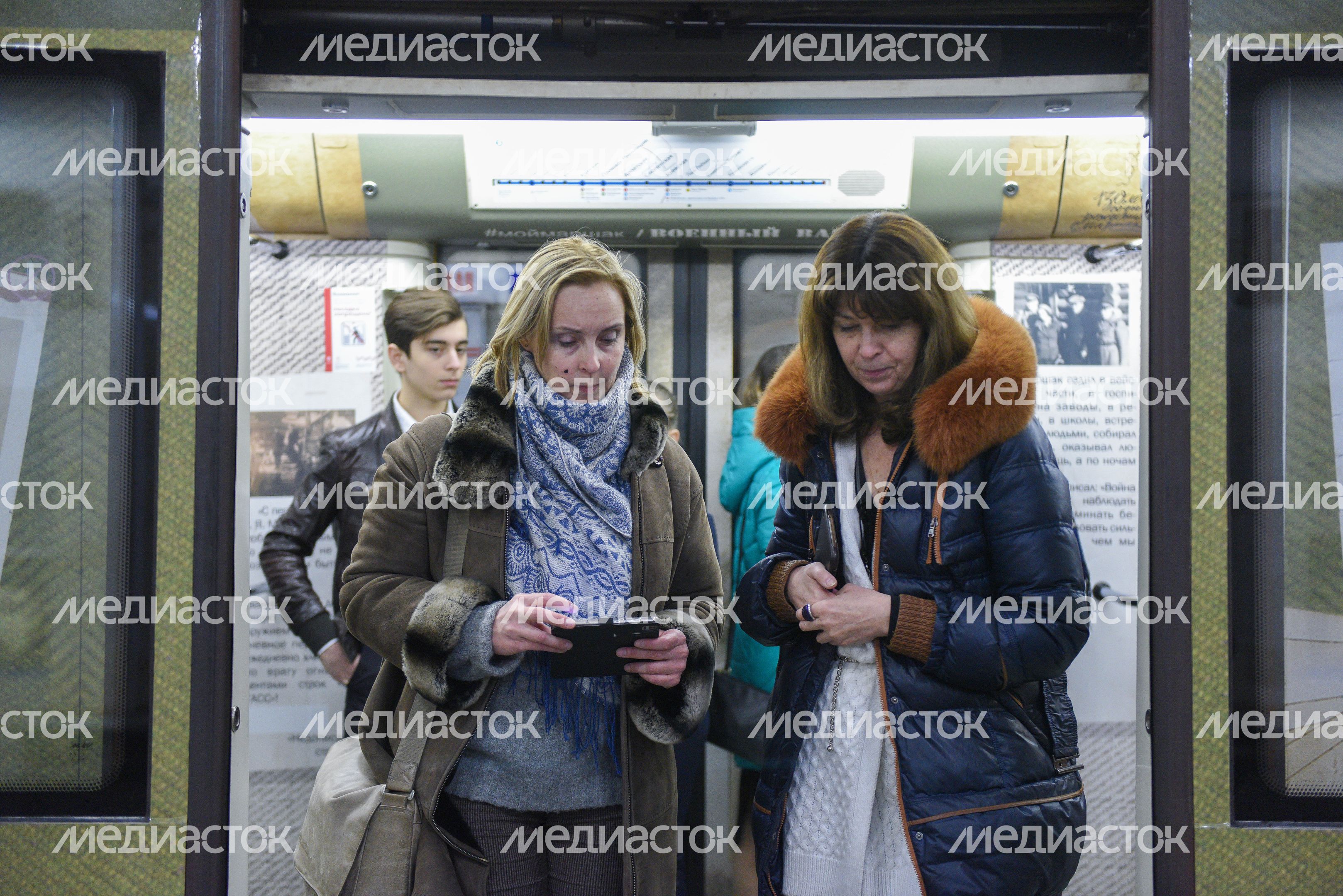 Запуск нового тематического поезда «Мой Маршак» в метро Москвы, 2 часть