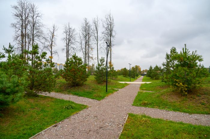 Парк культуры и отдыха «Дулевский» в Ликино-Дулево осенью