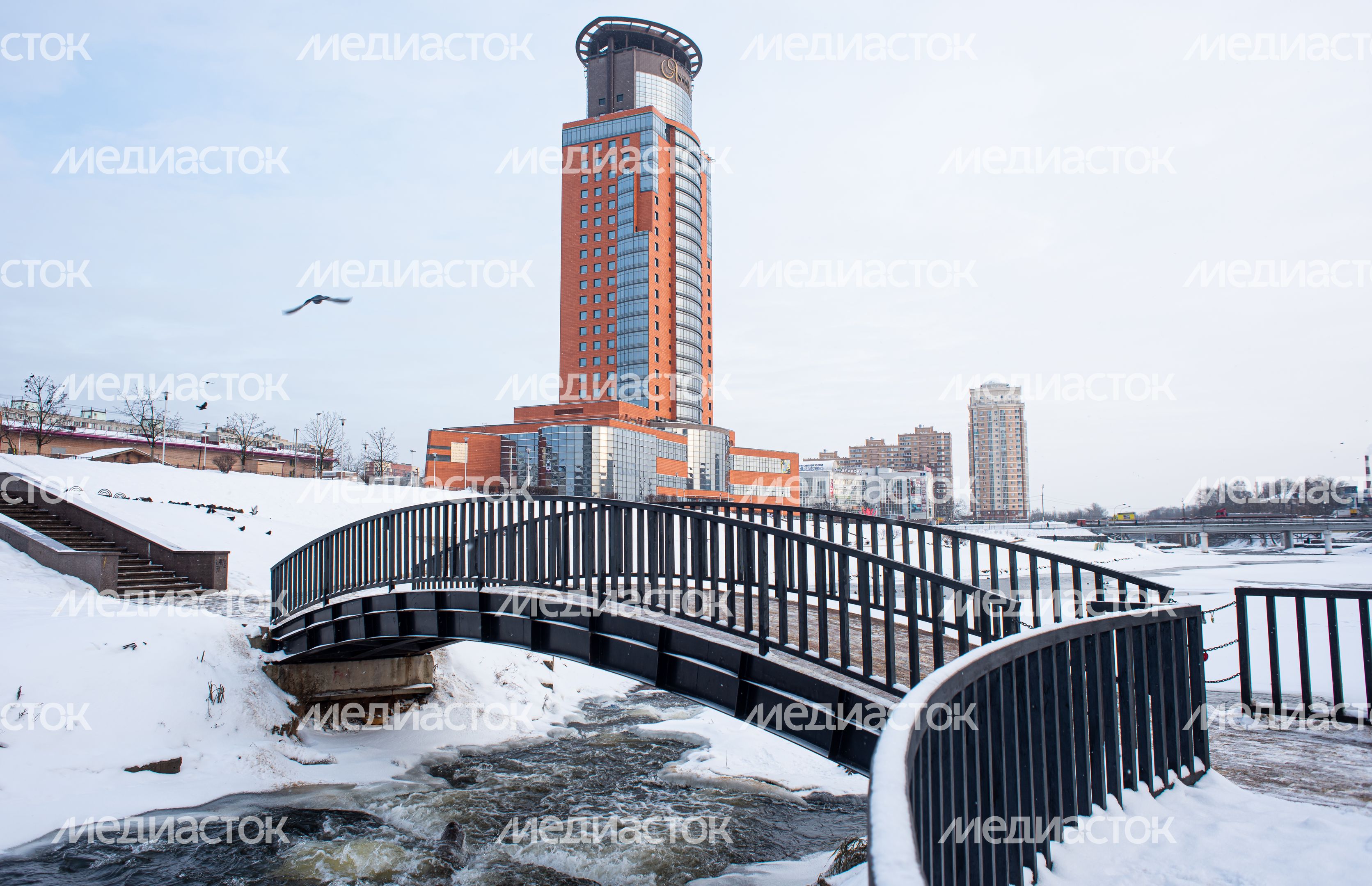 Зимние виды города Щелково