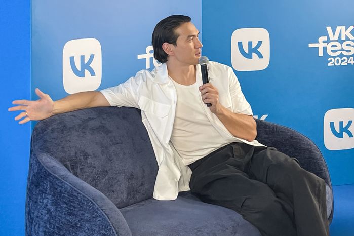 Нурлан Сабуров на пресс-конференции VK Fest -2024 в Лужниках