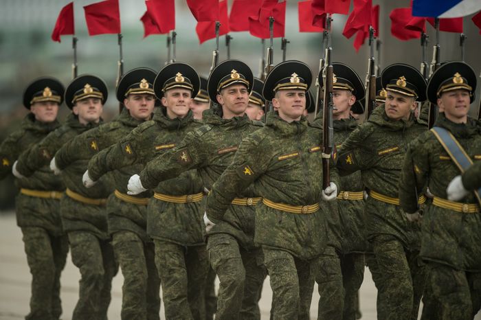 Репетиция Парада Победы в Алабино