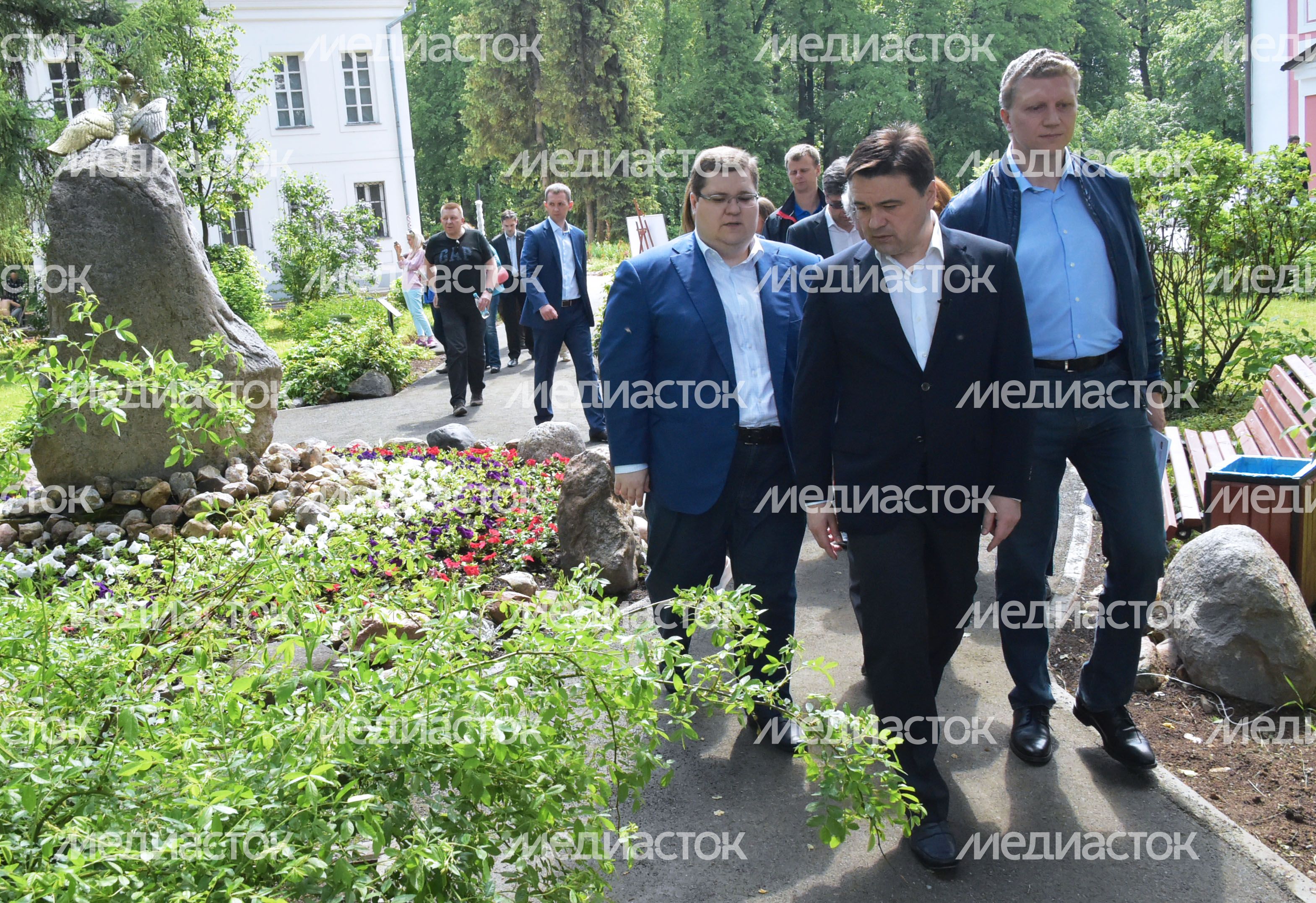 А. Воробьев посетил усадьбу «Вяземы» в Одинцовском районе