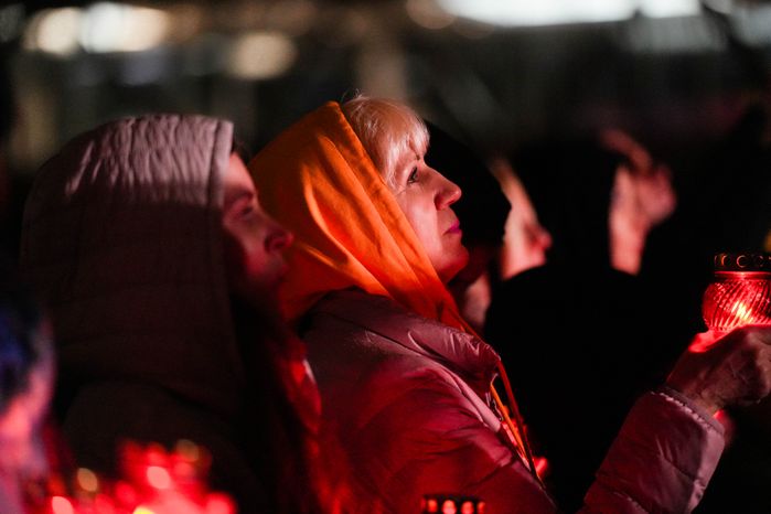 Акция памяти «Журавли» прошла на девятый день после теракта в "Крокус Сити Холле"
