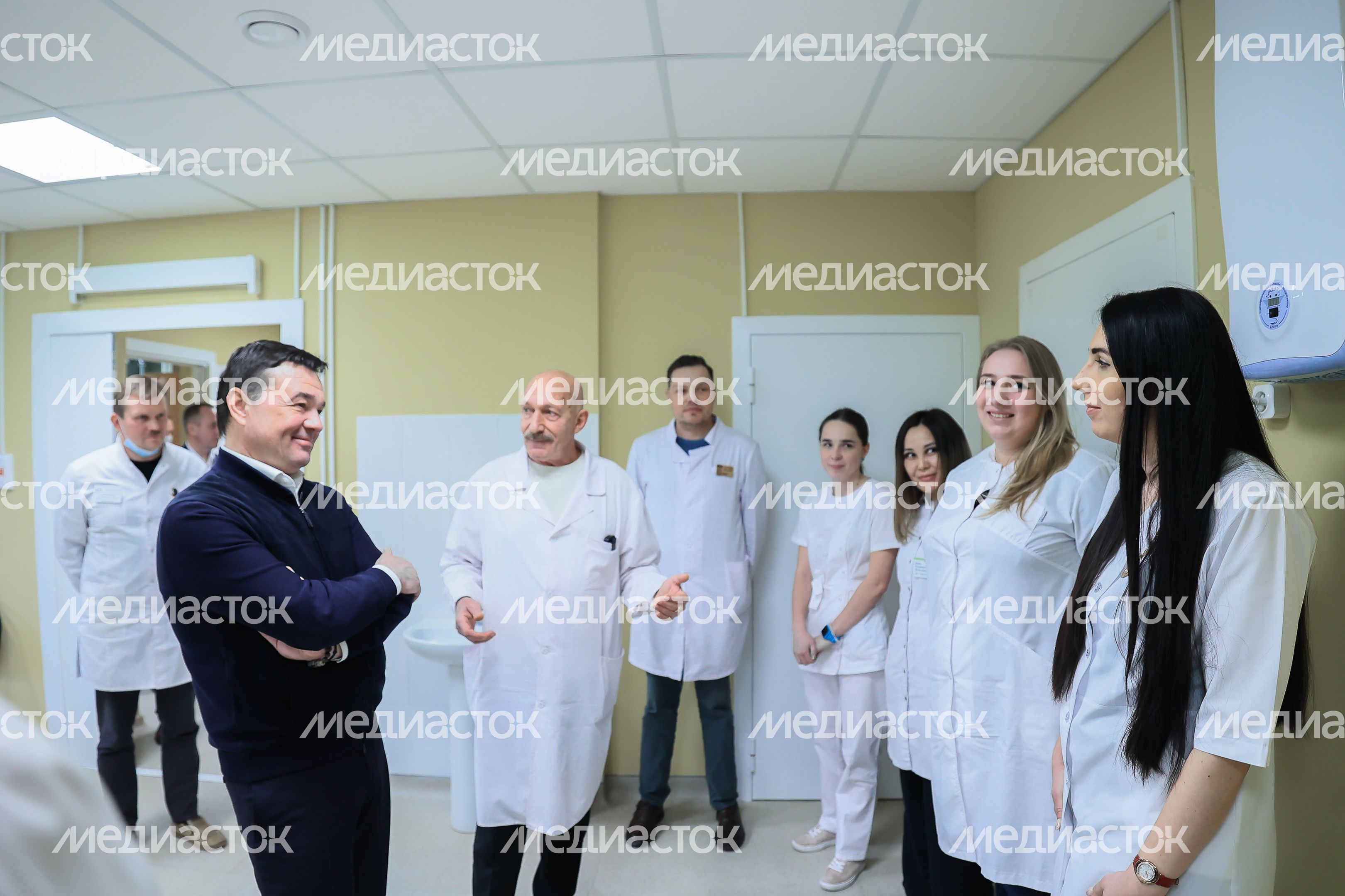 Посещение Губернатором Подмосковья Воскресенской областной больницы