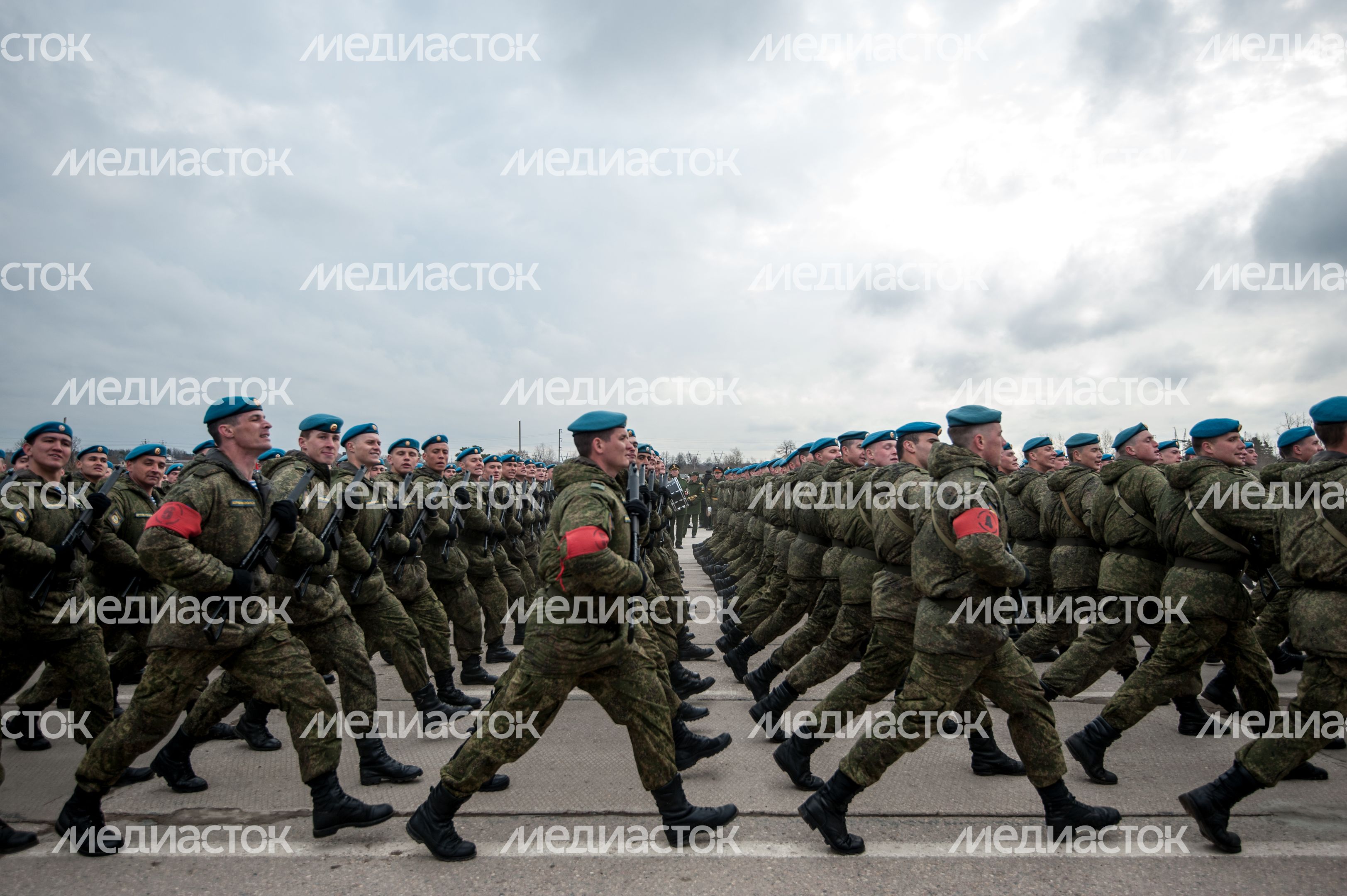 Репетиция Парада Победы в Алабино