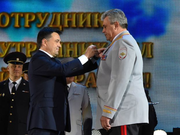 Празднование дня МВД