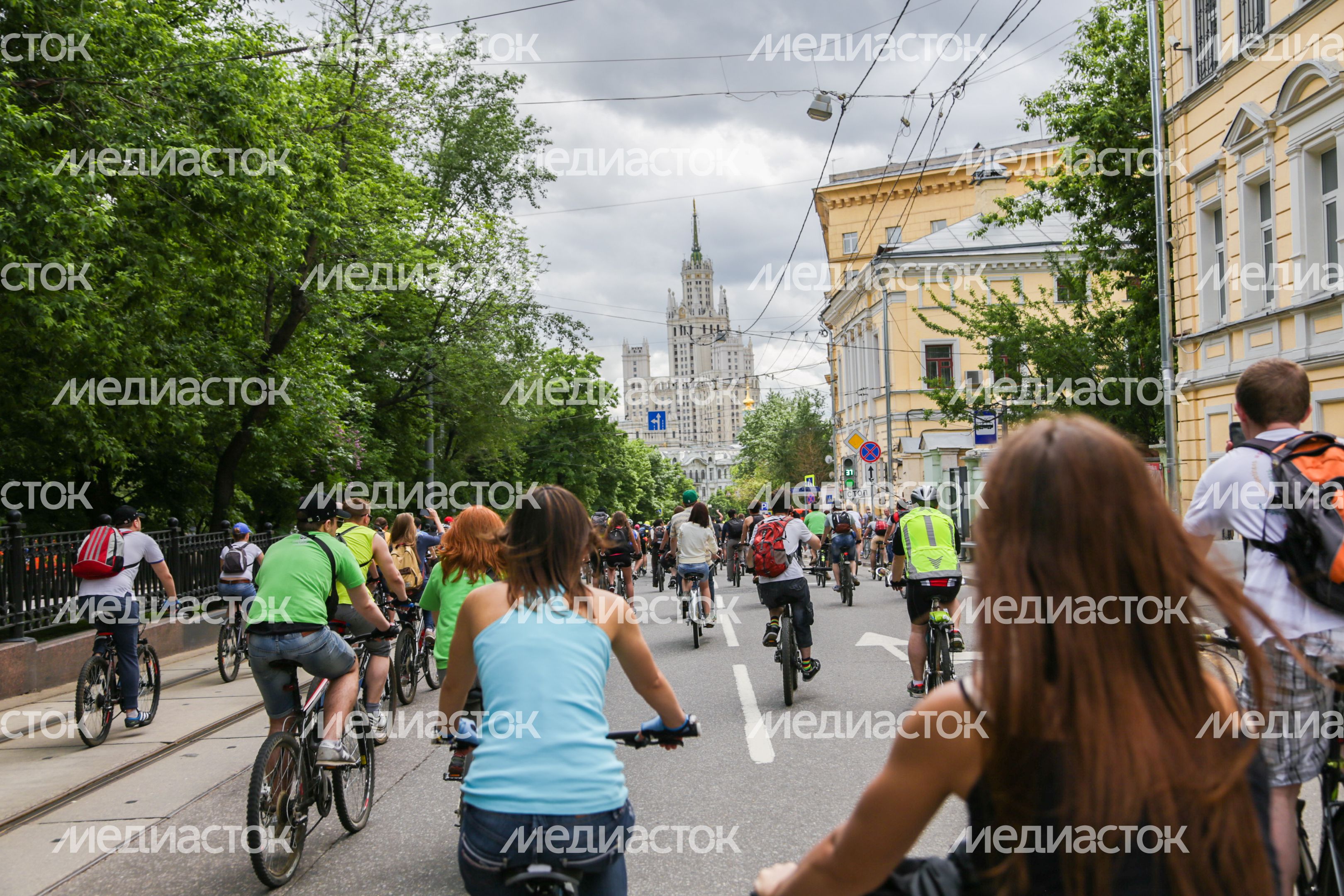 Велопарад в Москве