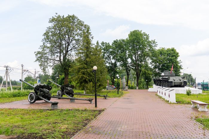 Парк Победы в селе Новопетровское округа Истра