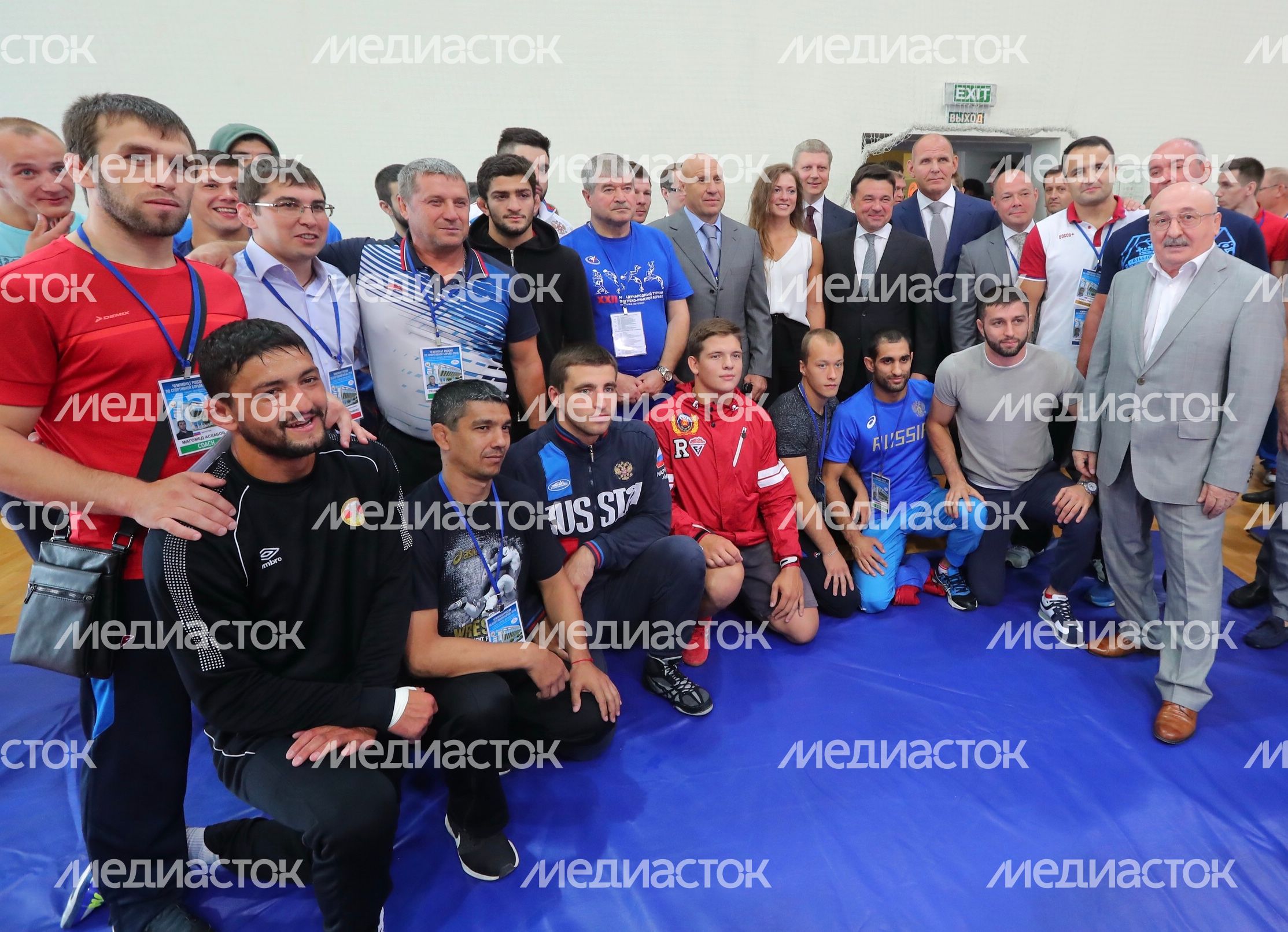Рабочий визит губернатора Андрея Воробьева на чемпионат России по греко-римской борьбе, 09.08.2018 Рабочий визит губернатора Андрея Воробьева на чемпионат России по греко-римской борьбе, 09.08.2018