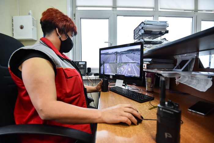 Демонстрация работы беспилотных летательных аппаратов на трассе М-4 «Дон»