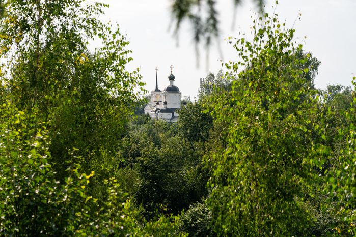 Парк культуры и отдыха "Городок" в Рузе. Лето