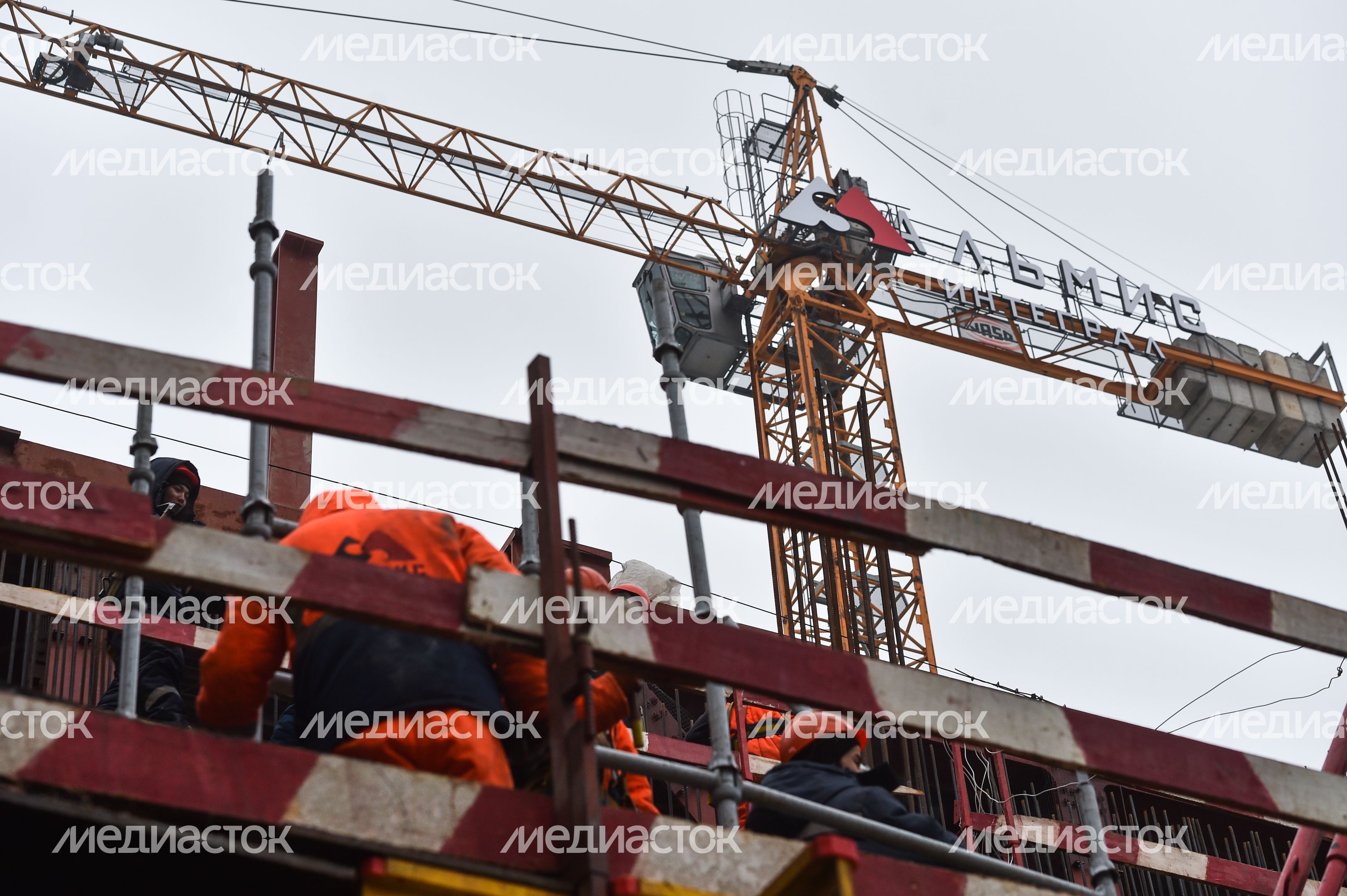 Строительные работы Центра самбо и Центра бокса в «Лужниках»