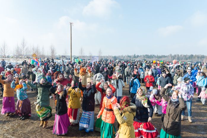 Празднование Масленицы в Талдоме